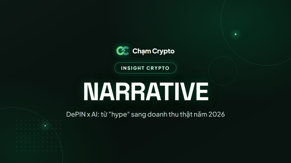 DePIN x AI: từ "hype" sang doanh thu thật năm 2026