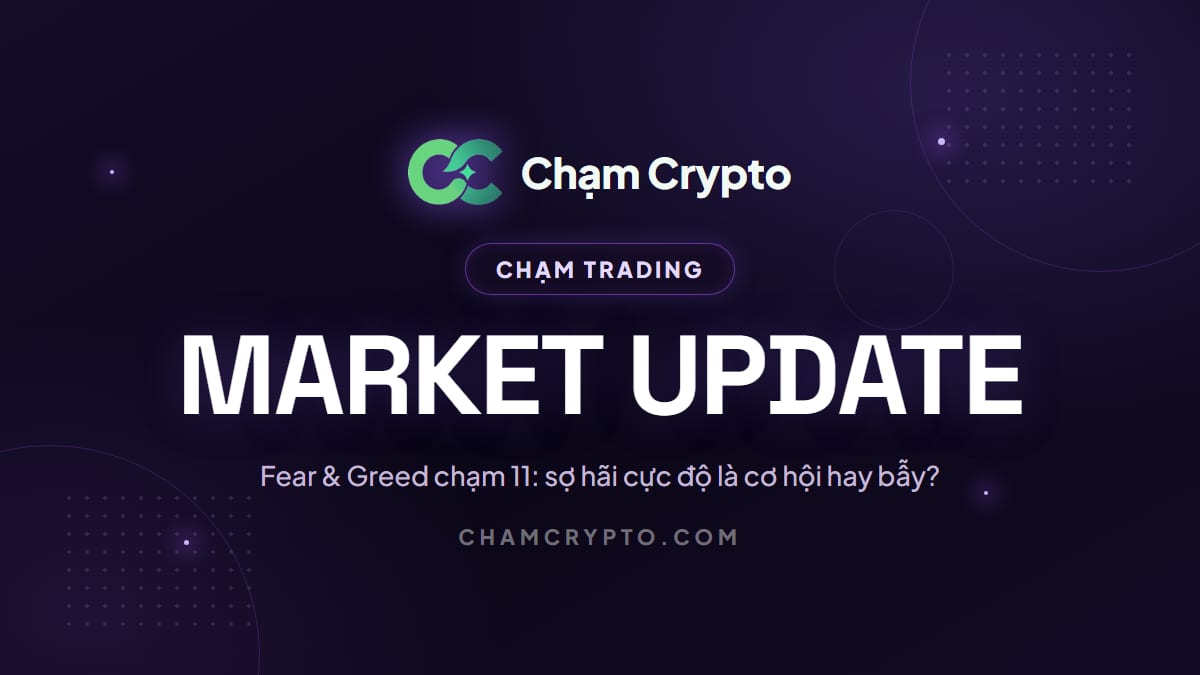 Fear & Greed chạm 11: sợ hãi cực độ là cơ hội hay bẫy?